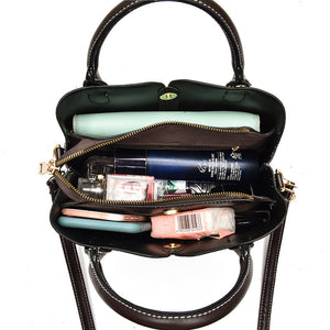 Evelyn Classic Leather Tote