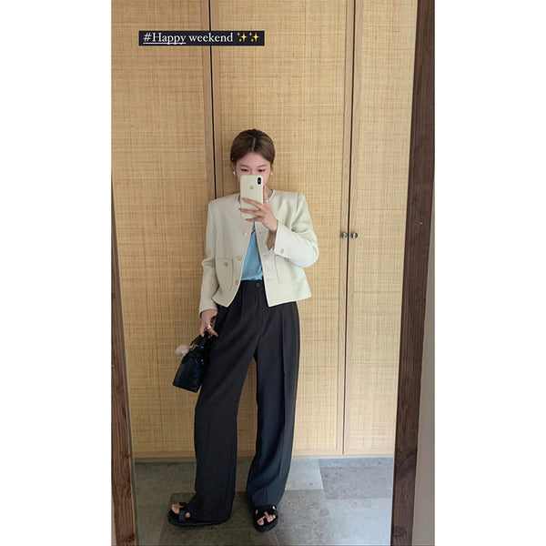 High Waist Slimming Casual Pants For Women Autumn