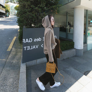 Loose New Pullover Hooded Thin Sweater Hooded Bottoming Hoodie Jacket