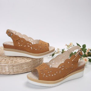 Livia Roman Elegance Wedge Sandals
