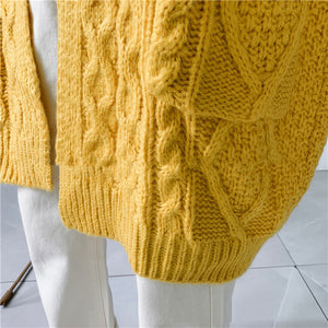 Cozy Haven Knitted Padded Sweater