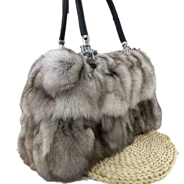 Valentina Fox Fur Luxe Tote