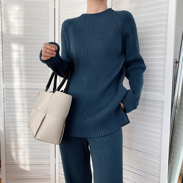Lila Knit Luxe Ensemble