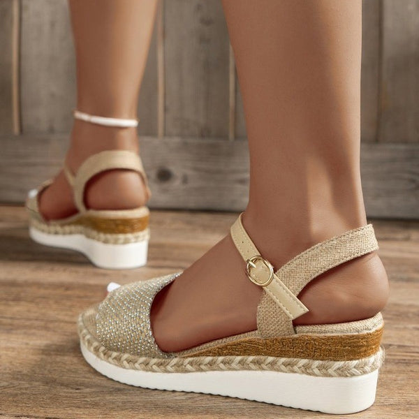 Aurelia Coastal Charm Wedge Sandals
