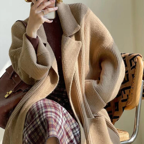 Handknit Alpaca Cardigan