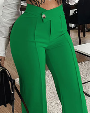 Clara Buckle Chic Trousers