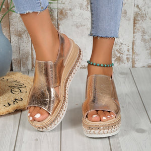 Luminous Coastal Sparkle Wedges