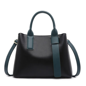 Elara Contrast Luxe Shoulder Bag