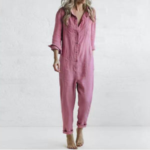 Amara Lapel Luxe Jumpsuit