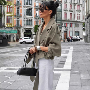 Arabella Lace-Up Sophisticate Trench