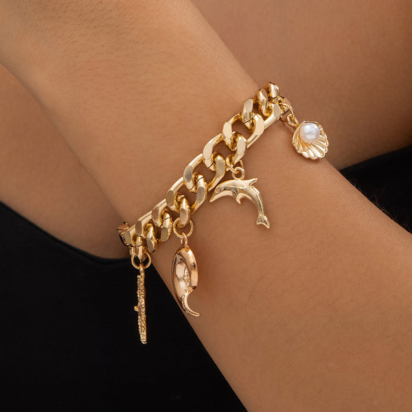Marina Boho Coastal Charm Necklace