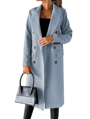 Giselle Double-Breasted Lapel Coat
