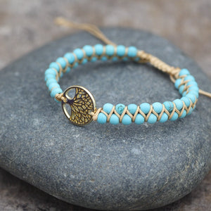 Talia Turquoise Tree of Life Bracelet