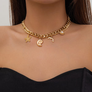 Marina Boho Coastal Charm Necklace
