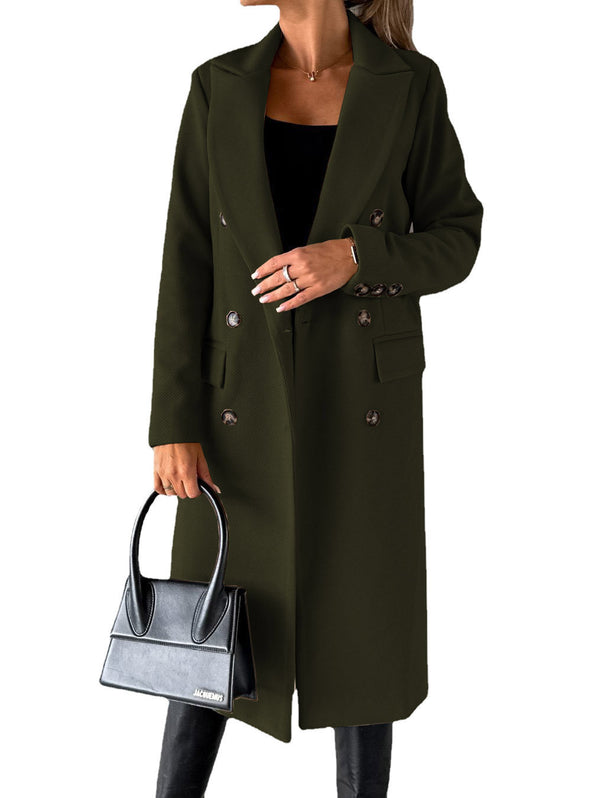 Giselle Double-Breasted Lapel Coat