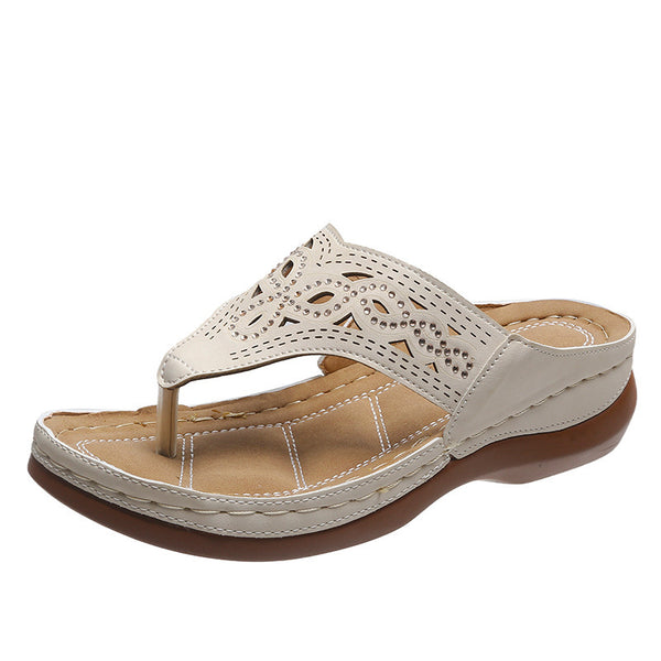 Elara Rhinestone Coastal Wedges
