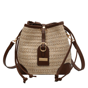 Esme Coastal Weave Messenger Bag