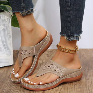 Elara Rhinestone Coastal Wedges