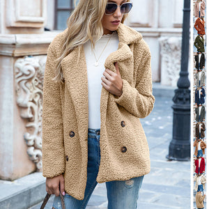 Clara Fluffy Lapel Cardigan