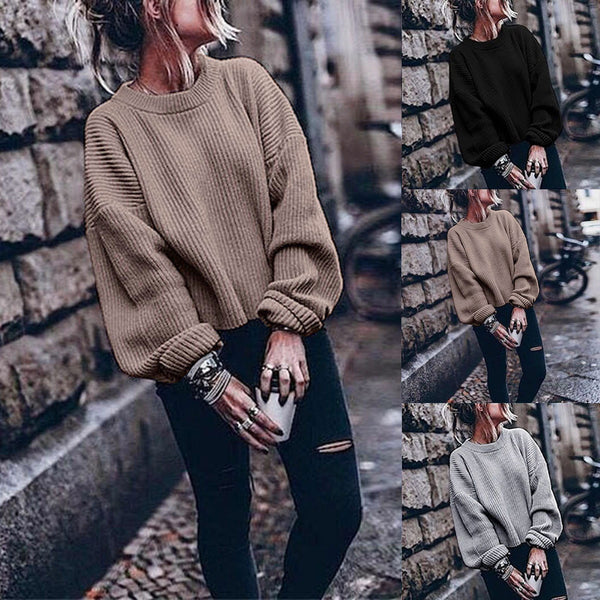 NEW Women Autumn Winter Casual Fashion Thin Sweater