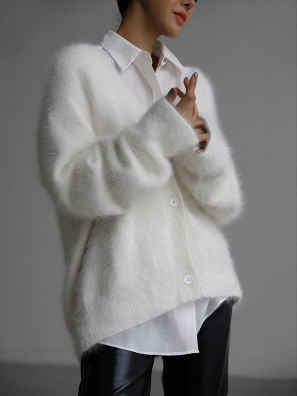 Nora V-Neck Knit Cardigan