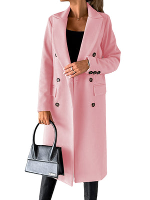 Giselle Double-Breasted Lapel Coat