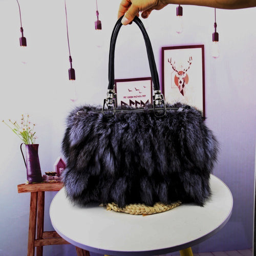Valentina Fox Fur Luxe Tote