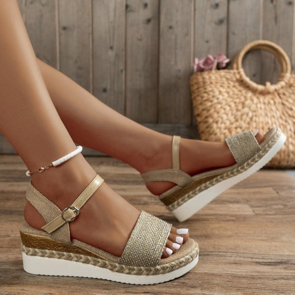 Aurelia Coastal Charm Wedge Sandals