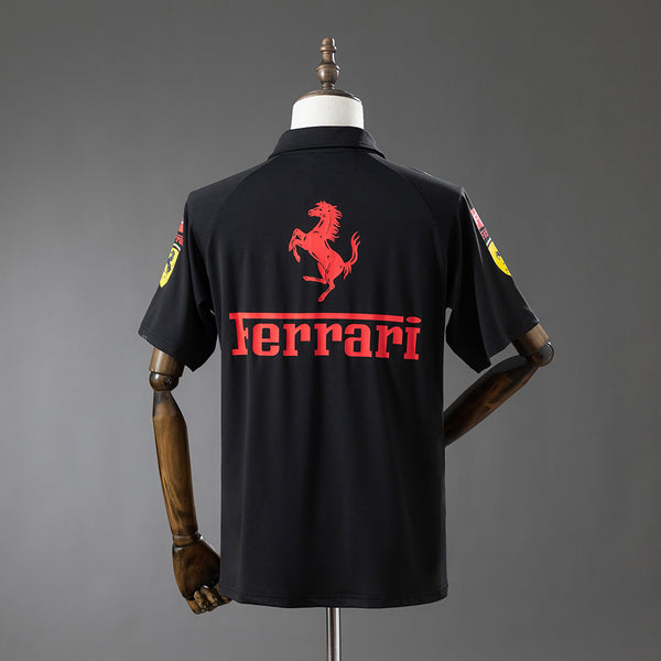 Scuderia Ferrari F1 2025 Black Polo