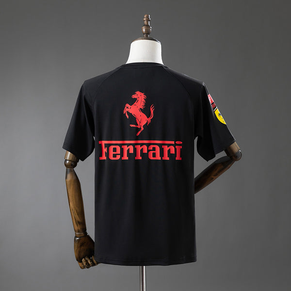 Scuderia Ferrari F1 2025 Black T-Shirt