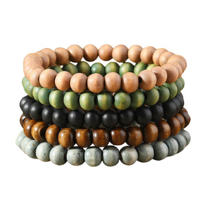 Aurora Multicolor Boho Bead Bracelet