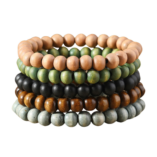 Aurora Multicolor Boho Bead Bracelet