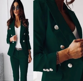 Victoria Lapel Business Suit Set
