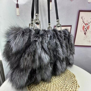 Valentina Fox Fur Luxe Tote