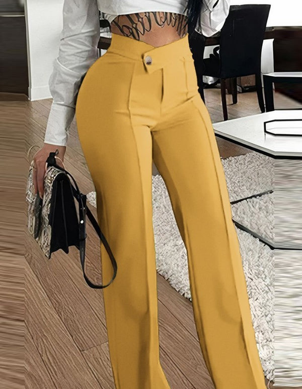 Clara Buckle Chic Trousers