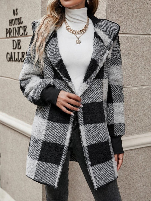 Autumn Plaid Boho Cardigan